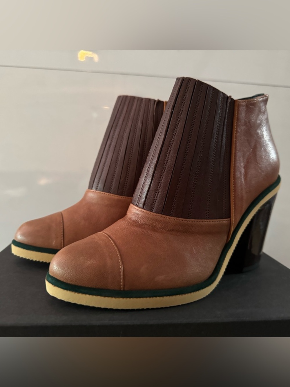 Leather Kron By Kronkron Brown boots - Picture 3 of 7